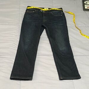 Acne women’s Deep Indigo Straight Jeans